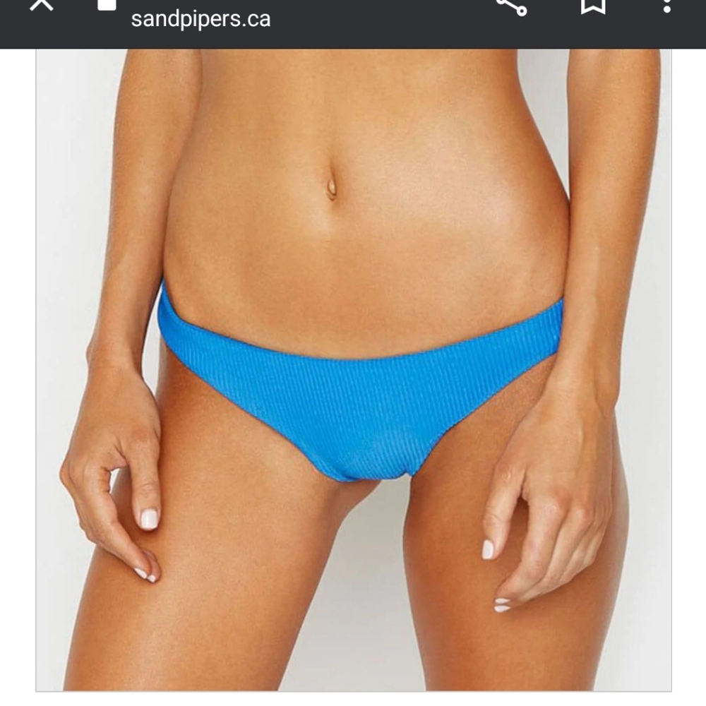 Frankie's Bikini Cobalt Blue Cheeky Bottoms